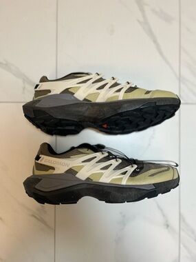 Salomon Trail Running Sneakers in Olive Green & Black